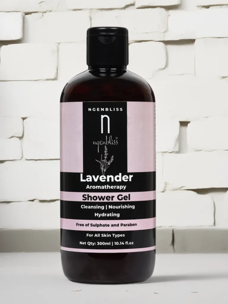 Lavender Aromatherapy Shower Gel 300ml - No Sulphate No Paraben - Ngenbliss