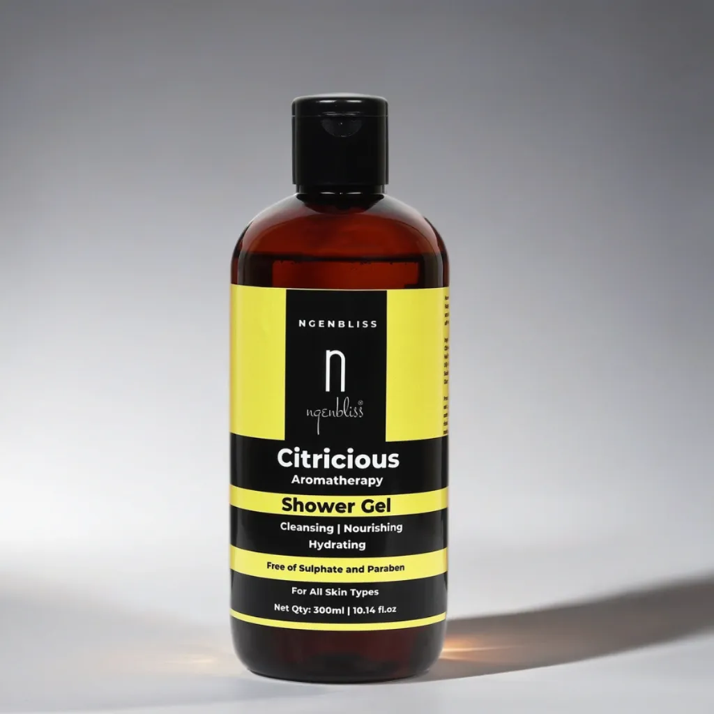 Citricious Aromatherapy Shower Gel - Fresh & Natural  Citrus- Ngenbliss