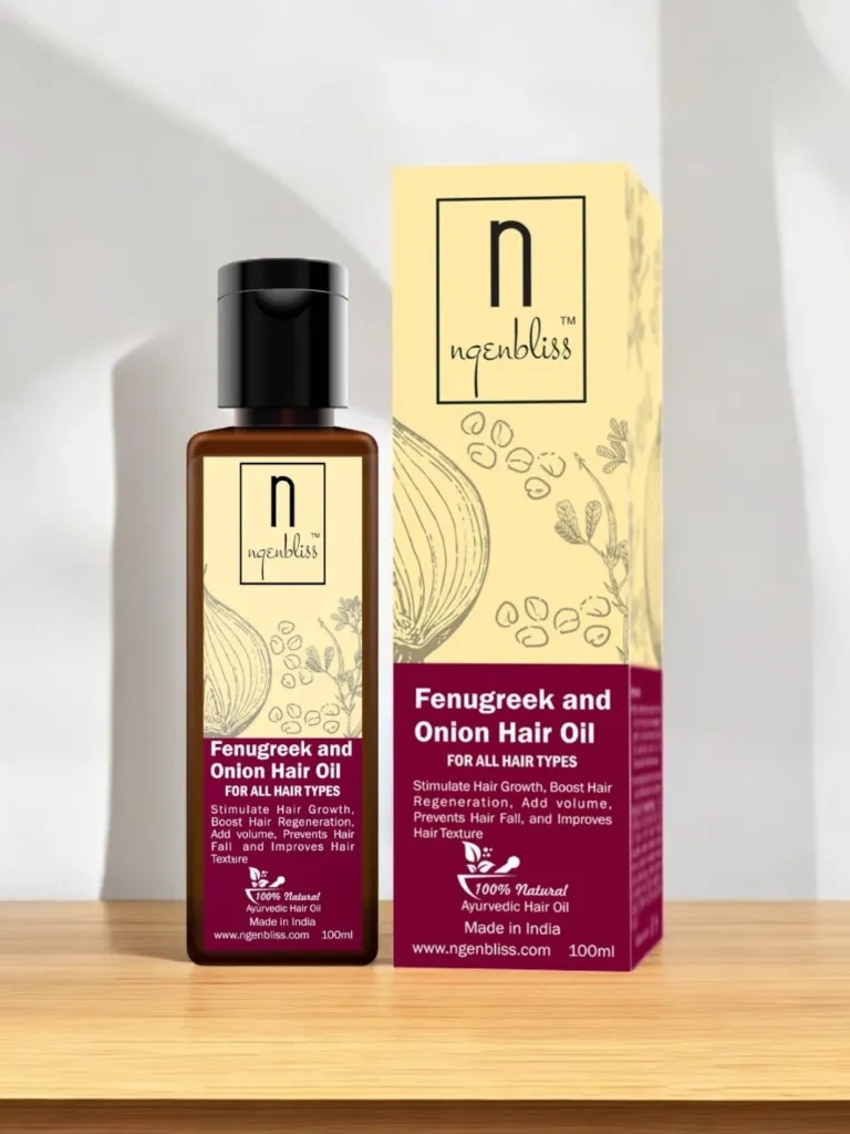 Fenugreek & Onion Hair Oil 100ml - Hair Growth & Nourishment - Ngenbliss