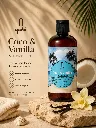 Ngenbliss Coco & Vanilla Shower Gel | Coconut Oil & Vanilla Extract | Sulphate-Free, Paraben-Free | Vegan & Cruelty-Free Body Wash | 300ml